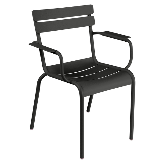Fermob Luxembourg Armchair in Liquorice