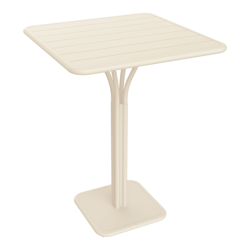 Load image into Gallery viewer, Fermob Luxembourg High Pedestal Table 80 x 80 cm in Latte Beige
