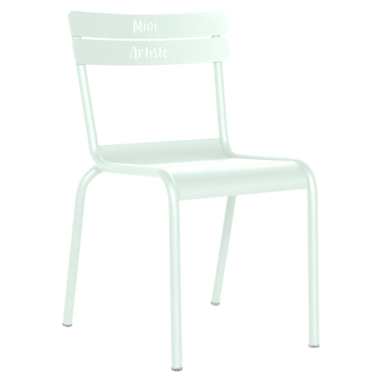 Fermob Luxembourg Kid Chair Mini Artiste in Ice Mint