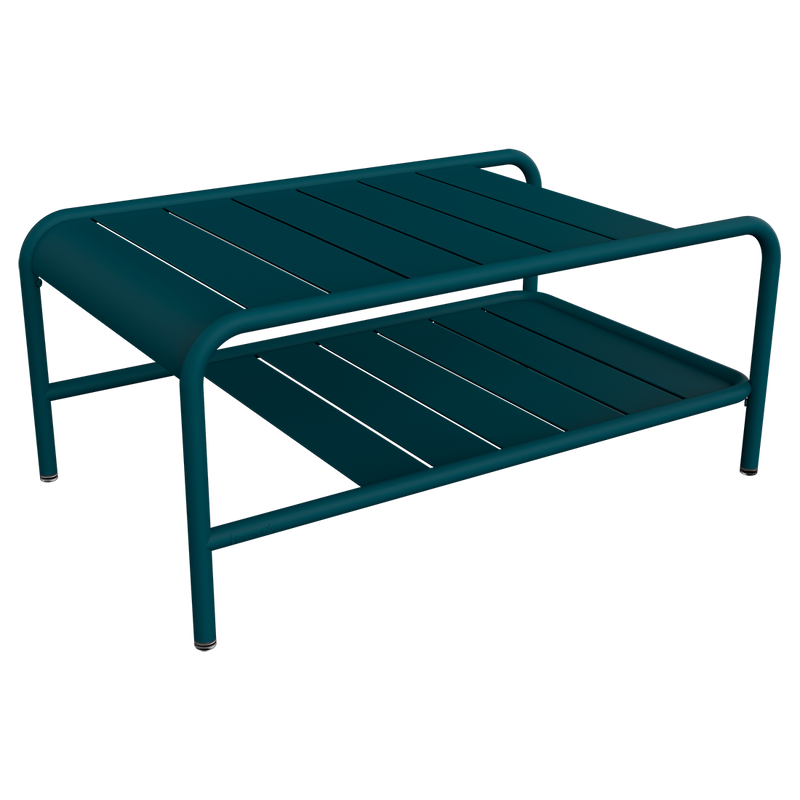 Load image into Gallery viewer, Fermob Luxembourg Low Table 90 x 55 cm in Acapulco Blue
