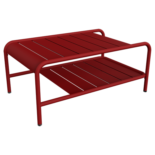 Fermob Luxembourg Low Table 90 x 55 cm in Chilli