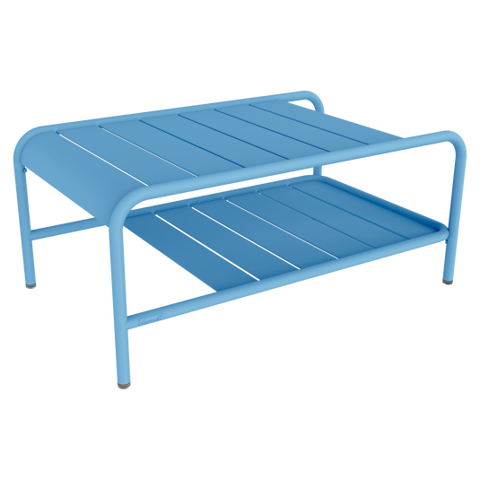 Fermob Luxembourg Low Table 90 x 55 cm in Maya Blue