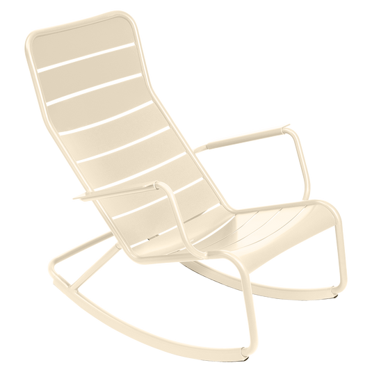 Fermob Luxembourg Rocking Chair in Latte Beige
