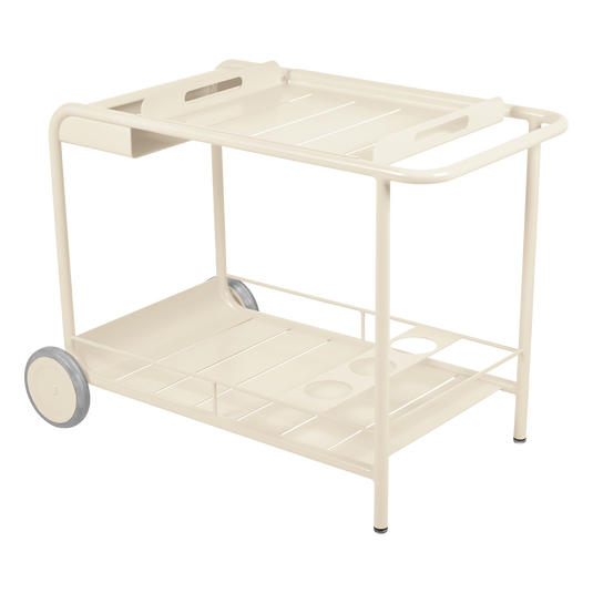 Fermob Luxembourg Side Bar / Trolley in Latte Beige