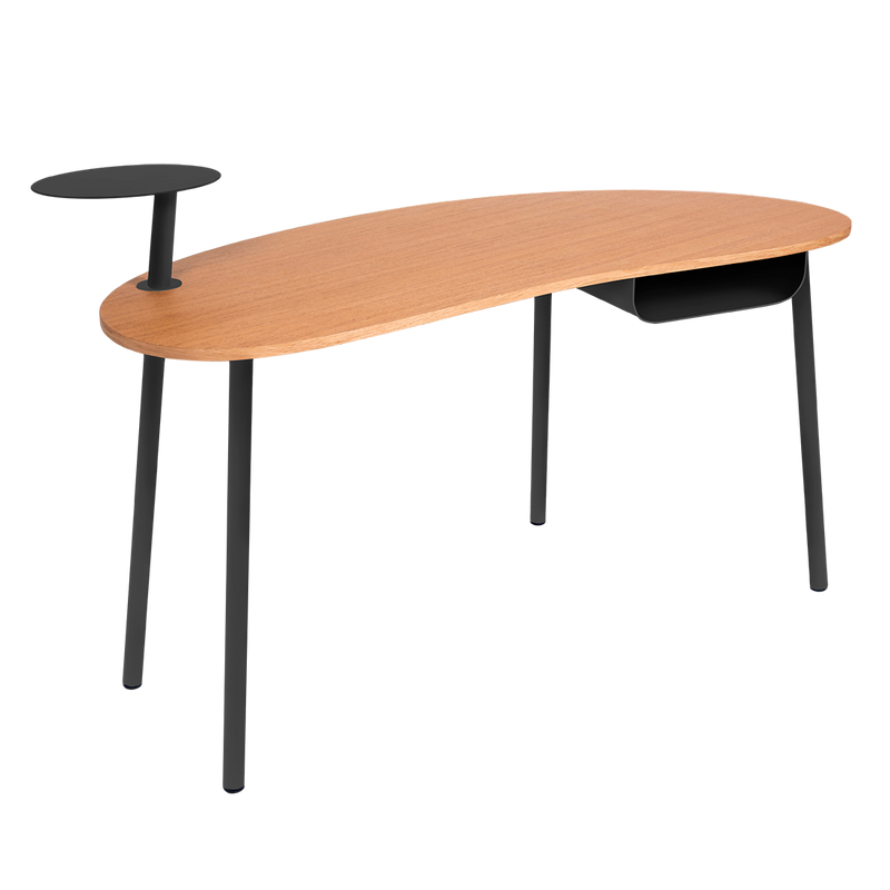 Load image into Gallery viewer, Fermob Nuage Oak Desk in Anthracite
