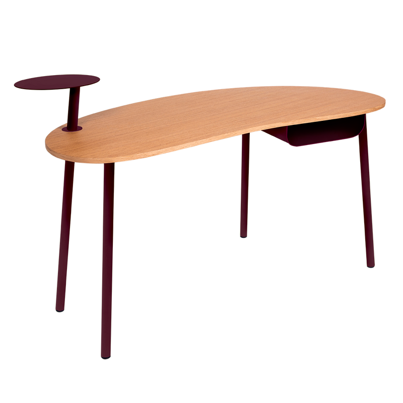 Load image into Gallery viewer, Fermob Nuage Oak Desk in Black Cherry
