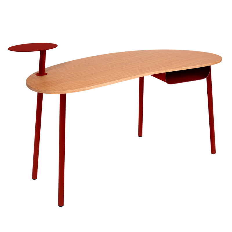 Load image into Gallery viewer, Fermob Nuage Oak Desk in Chilli
