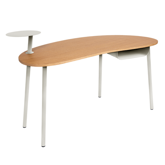 Fermob Nuage Oak Desk in Clay Grey