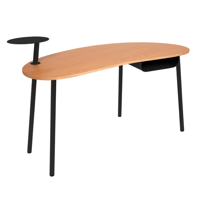 Load image into Gallery viewer, Fermob Nuage Oak Desk in Liquorice
