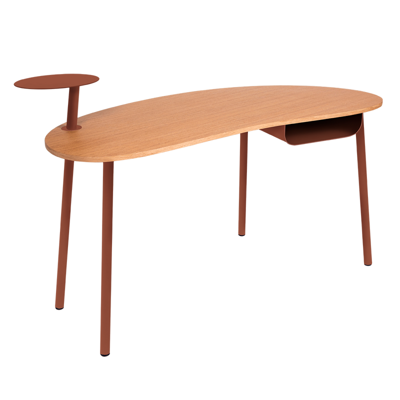 Load image into Gallery viewer, Fermob Nuage Oak Desk in Red Ochre

