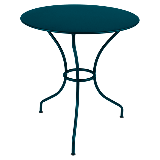 Fermob OPÉRA+ Table Ø 67 cm in Acapulco Blue