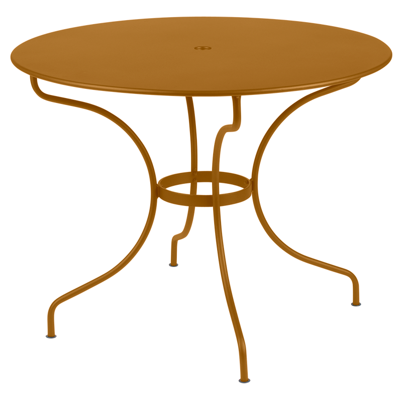 Load image into Gallery viewer, Fermob OPÉRA+ Table Ø 96 cm Five Seater in Gingerbread

