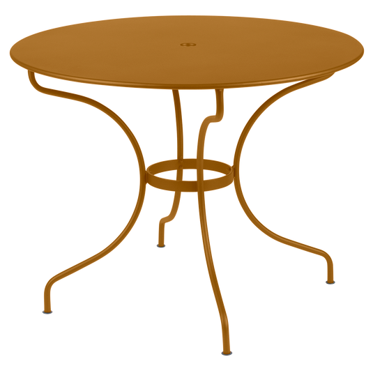Fermob OPÉRA+ Table Ø 96 cm Five Seater in Gingerbread