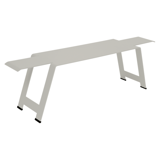 Fermob Origami Bench in Clay Grey