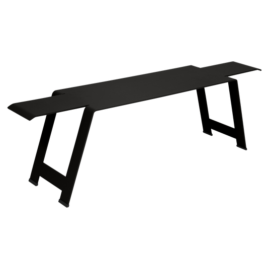 Fermob Origami Bench in Liquorice