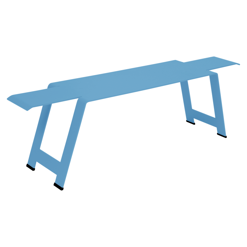 Load image into Gallery viewer, Fermob Origami Bench in Maya Blue
