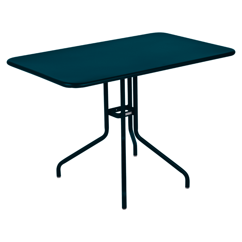 Load image into Gallery viewer, Fermob Pétale Tilt-Top Table 110 x 70 cm in Acapulco Blue – tilt-top dining table in powder-coated steel
