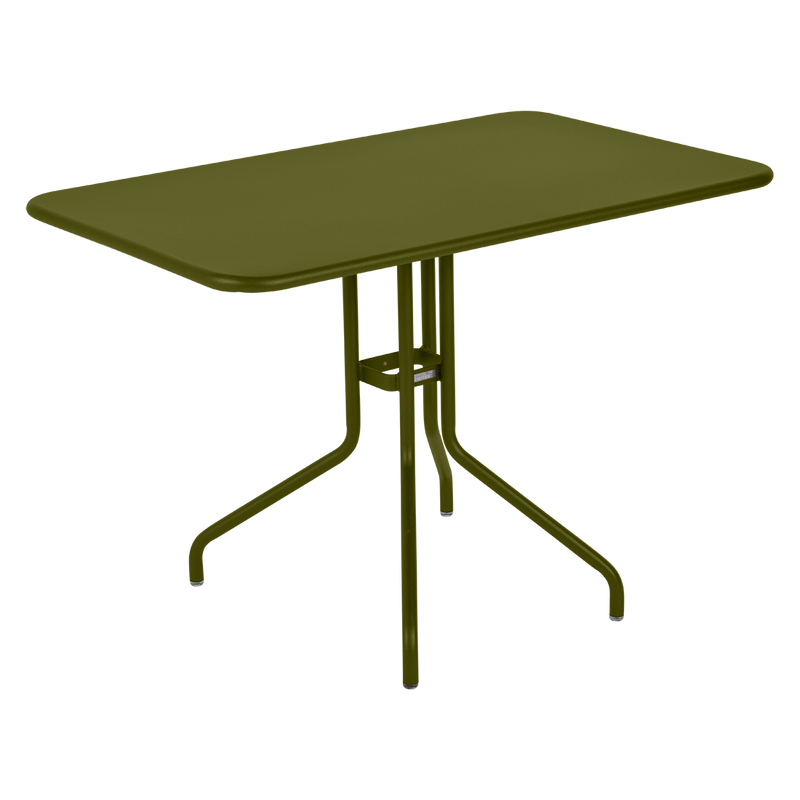 Load image into Gallery viewer, Fermob Pétale Tilt-Top Table 110 x 70 cm in Pesto Green – tilt-top dining table in powder-coated steel
