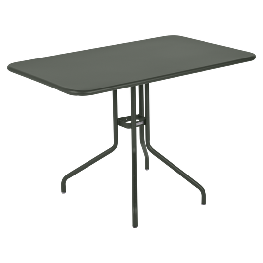 Fermob Pétale Tilt-Top Table 110 x 70 cm in Rosemary – tilt-top dining table in powder-coated steel