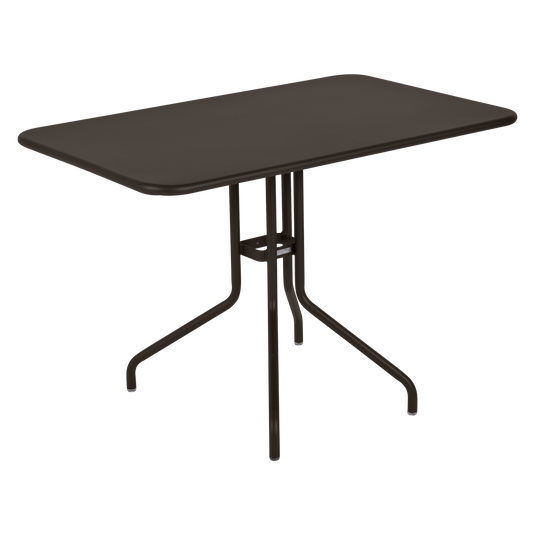 Fermob Pétale Tilt-Top Table 110 x 70 cm in Tonka – tilt-top dining table in powder-coated steel