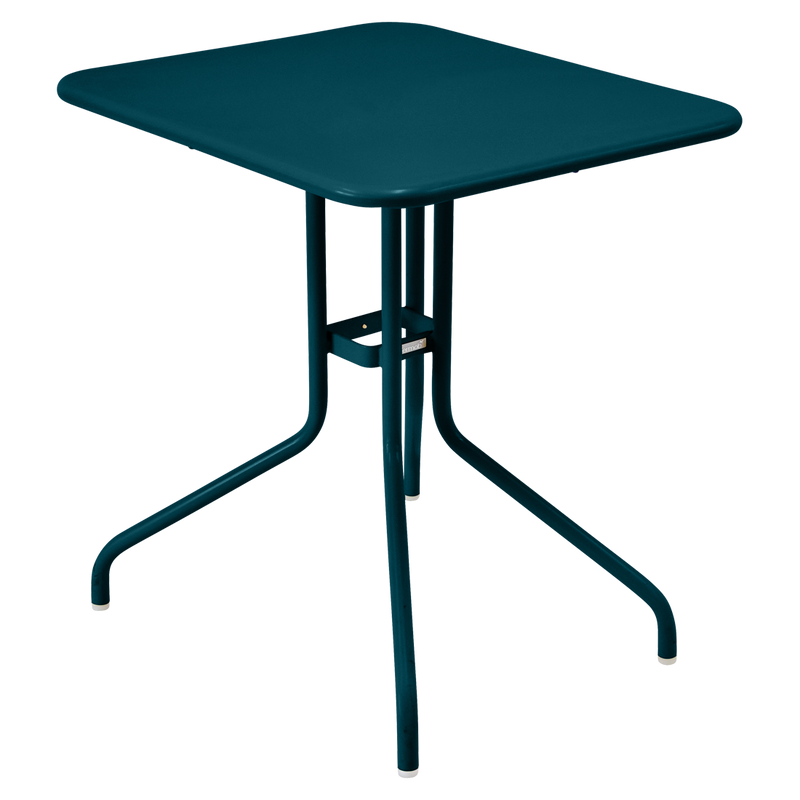 Load image into Gallery viewer, Fermob Pétale Tilt-Top Table 60 x 70 cm in Acapulco Blue – tilt-top garden table in powder-coated steel
