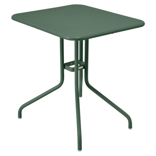 Fermob Pétale Tilt-Top Table 60 x 70 cm in Cedar Green – tilt-top garden table in powder-coated steel