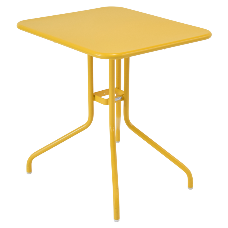 Load image into Gallery viewer, Fermob Pétale Tilt-Top Table 60 x 70 cm in Honey – tilt-top garden table in powder-coated steel
