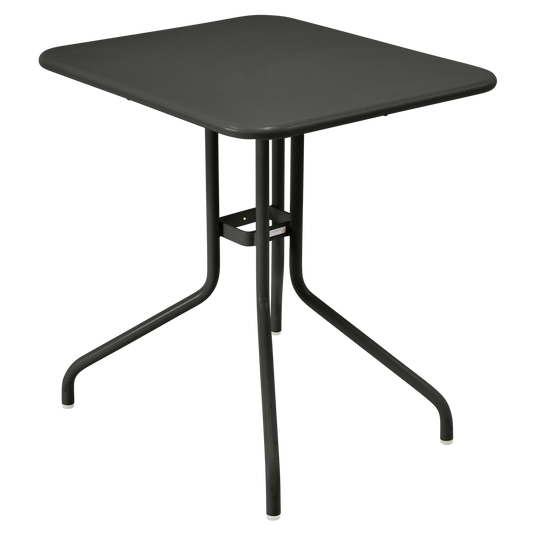 Fermob Pétale Tilt-Top Table 60 x 70 cm in Liquorice – tilt-top garden table in powder-coated steel