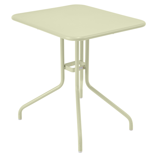 Fermob Pétale Tilt-Top Table 60 x 70 cm in Willow Green – tilt-top garden table in powder-coated steel