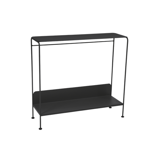 Fermob Picolino Console Table in Anthracite – metal console table in powder-coated steel