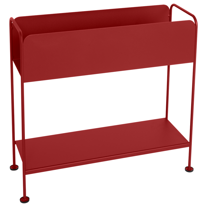 Load image into Gallery viewer, Fermob Picolino Plant Holder H.63 cm in Chilli – metal plant stand in powder-coated steel
