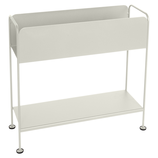 Fermob Picolino Plant Holder H.63 cm in Clay Grey – metal plant stand in powder-coated steel