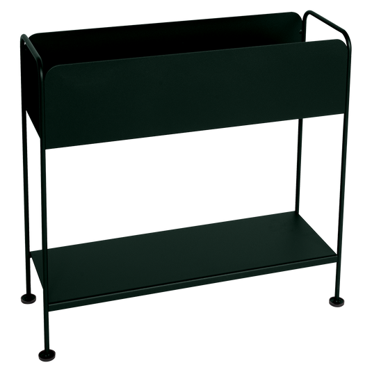 Fermob Picolino Plant Holder H.63 cm in Liquorice – metal plant stand in powder-coated steel
