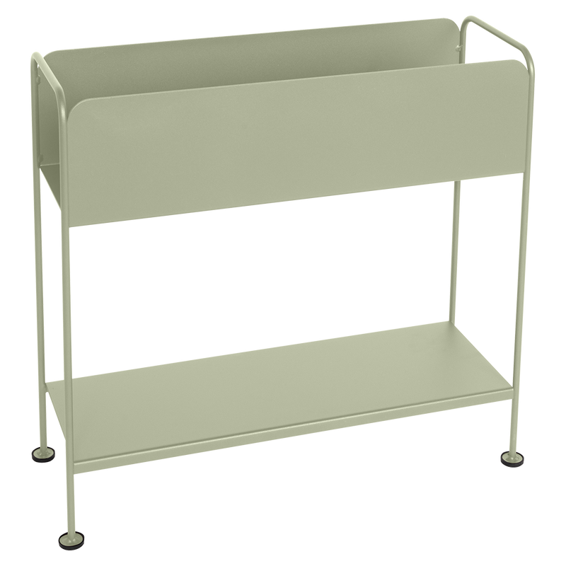Load image into Gallery viewer, Fermob Picolino Plant Holder H.63 cm in Willow Green – metal plant stand in powder-coated steel
