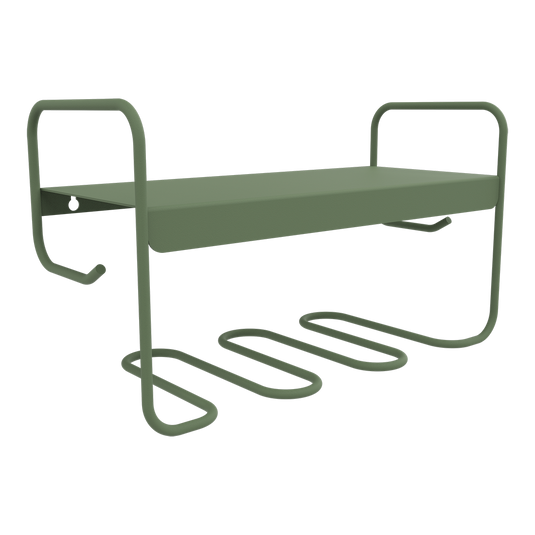 Fermob Picolino Wall Shelf in Cactus – metal wall shelf in powder-coated steel