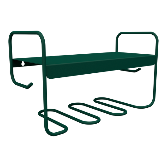 Fermob Picolino Wall Shelf in Cedar Green – metal wall shelf in powder-coated steel