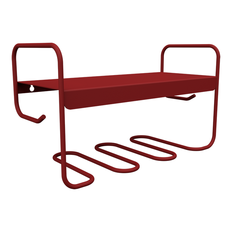 Load image into Gallery viewer, Fermob Picolino Wall Shelf in Chilli – metal wall shelf in powder-coated steel
