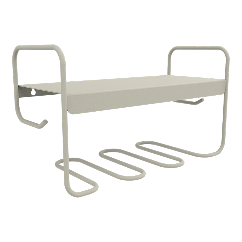 Load image into Gallery viewer, Fermob Picolino Wall Shelf in Clay Grey – metal wall shelf in powder-coated steel
