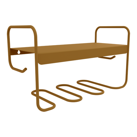 Fermob Picolino Wall Shelf in Gingerbread – metal wall shelf in powder-coated steel