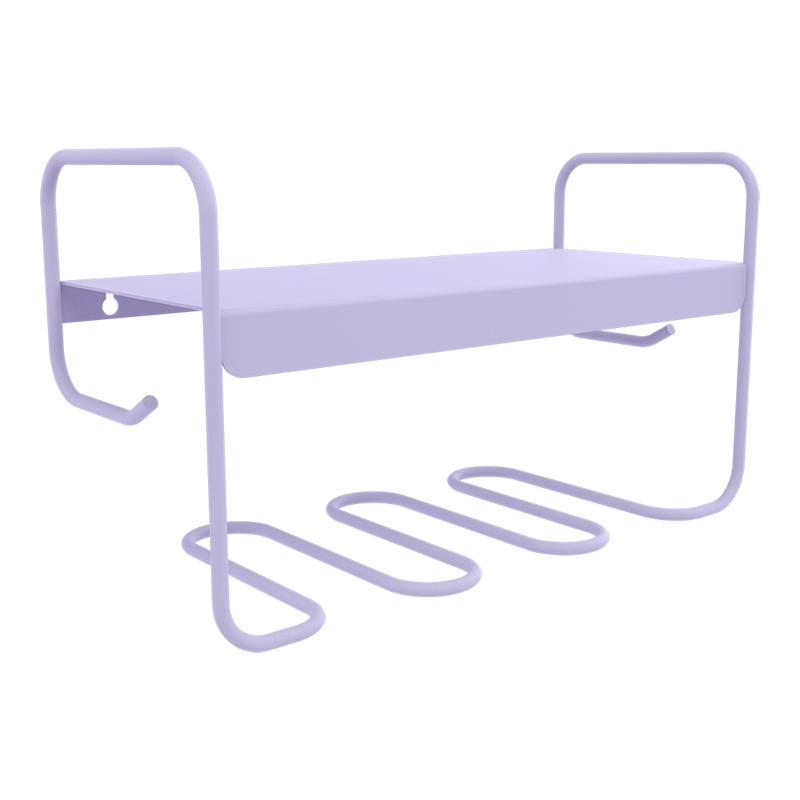 Load image into Gallery viewer, Fermob Picolino Wall Shelf in Marshmallow – metal wall shelf in powder-coated steel
