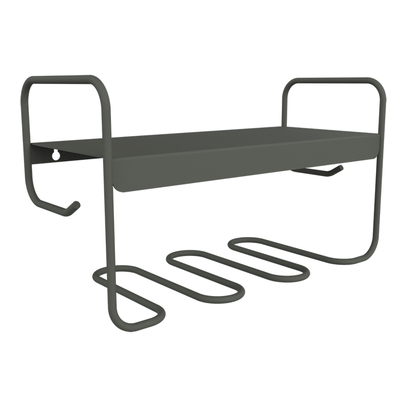Load image into Gallery viewer, Fermob Picolino Wall Shelf in Rosemary – metal wall shelf in powder-coated steel
