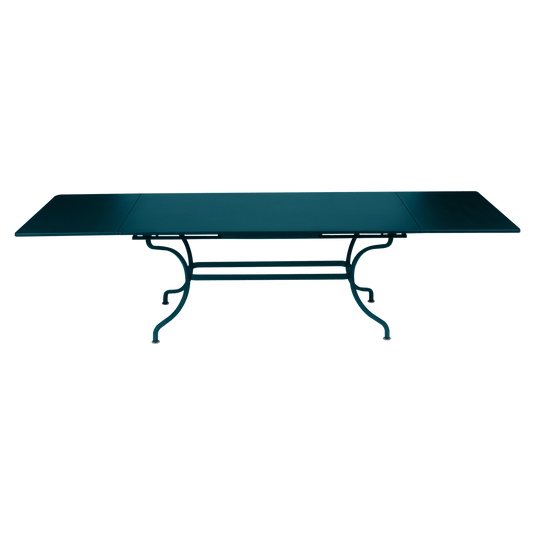 Fermob Romane Extending Table 200/300 x 100 cm in Acapulco Blue
