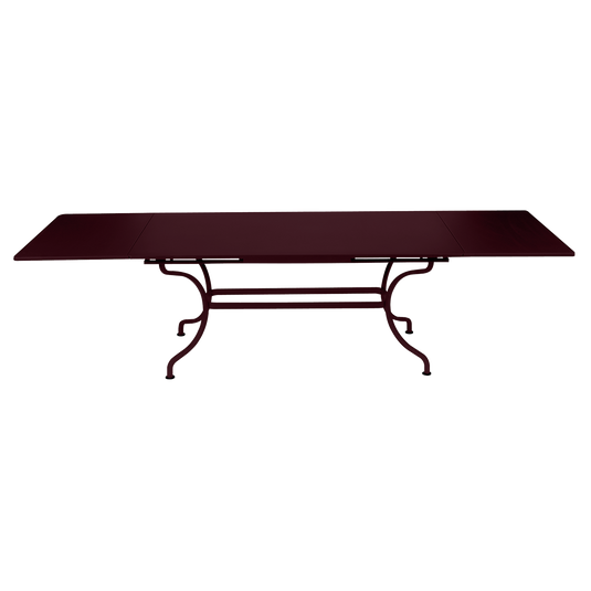 Fermob Romane Extending Table 200/300 x 100 cm in Black Cherry