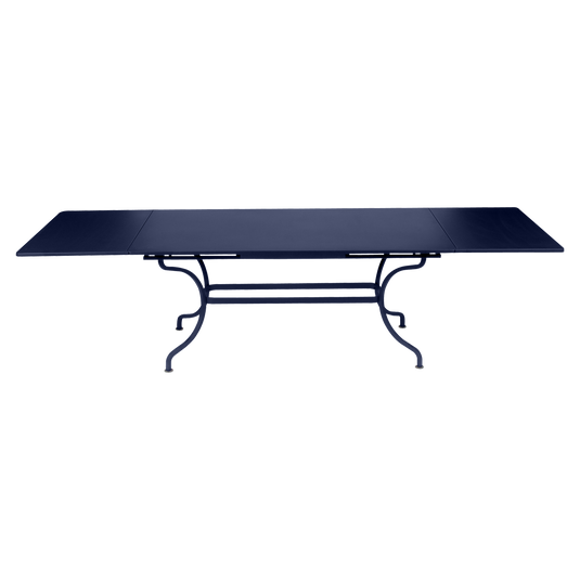 Fermob Romane Extending Table 200/300 x 100 cm in Deep Blue