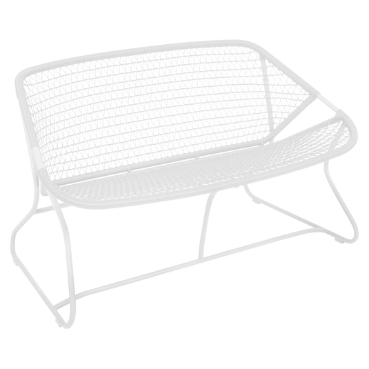 Fermob Sixties Bench in Cotton White