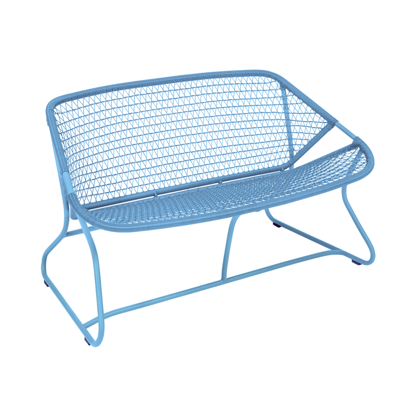 Load image into Gallery viewer, Fermob Sixties Bench in Maya Blue
