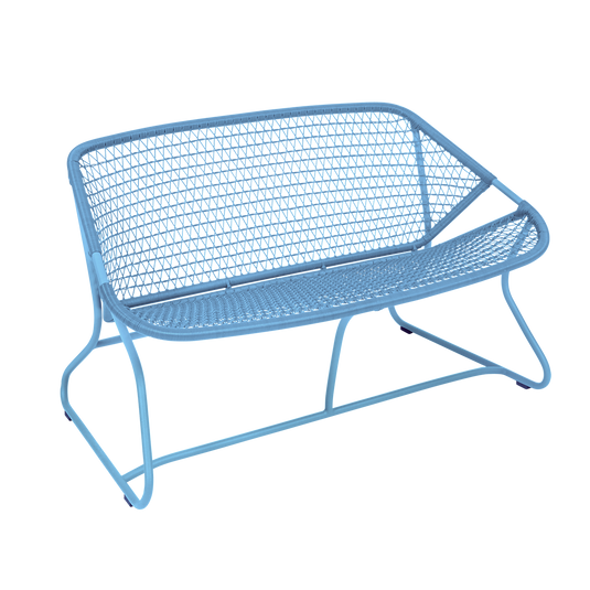 Fermob Sixties Bench in Maya Blue