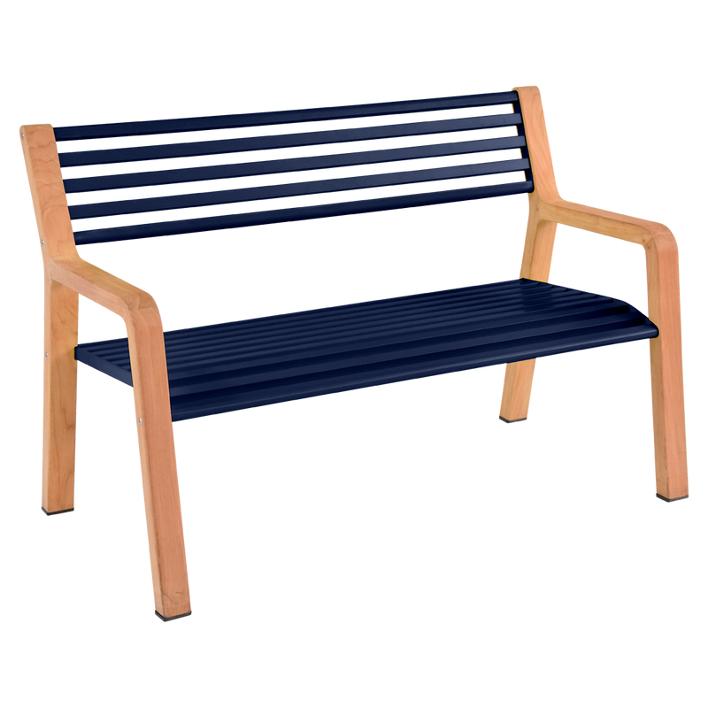 Load image into Gallery viewer, Fermob Somerset Bench in Deep Blue
