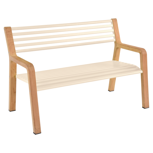 Fermob Somerset Bench in Latte Beige