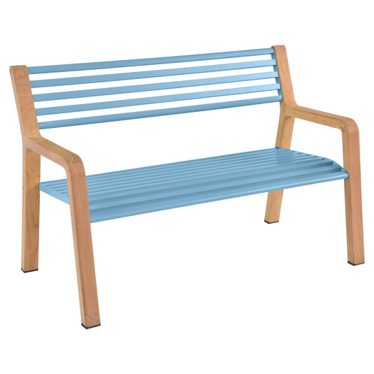Fermob Somerset Bench in Maya Blue